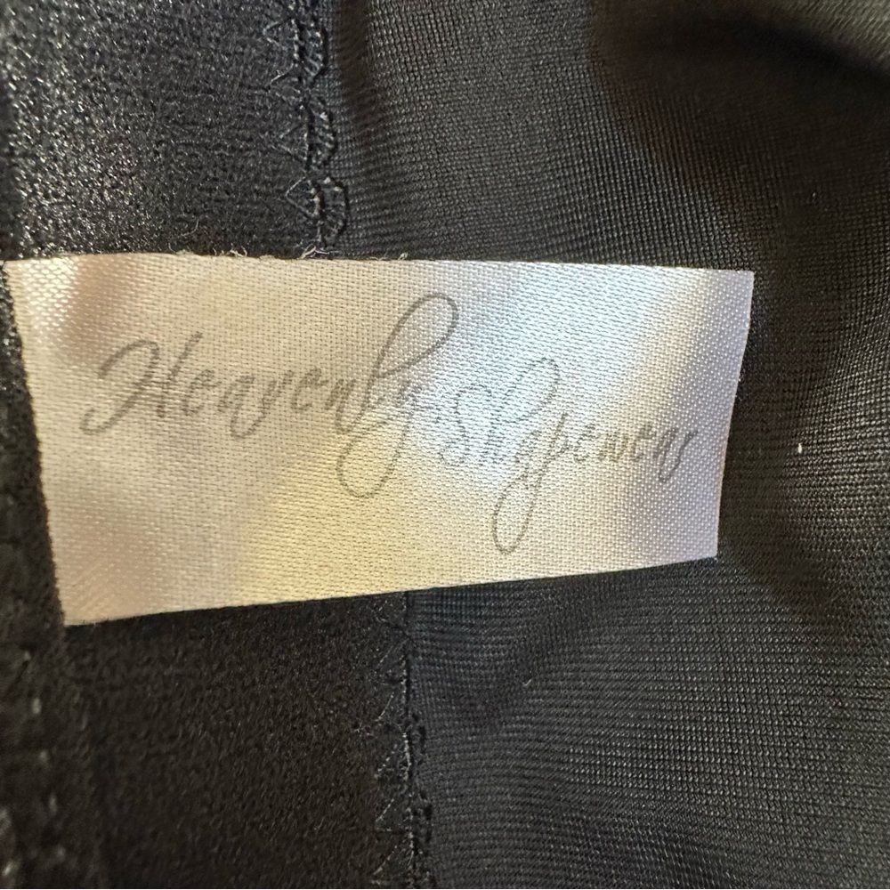Heavenly Shapewear Black Push Up Bodycon Shaping Slip Dress L - Picture 4 of 7